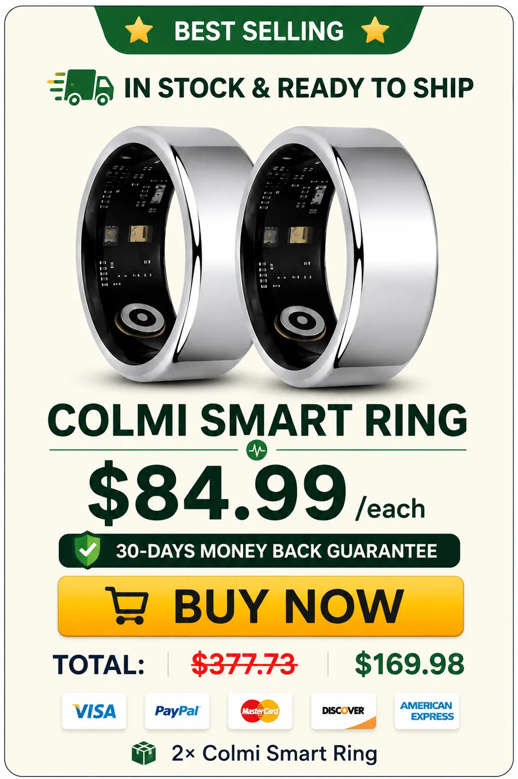Colmi Smart Ring offer price 3